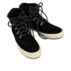 Converse Chuck Taylor All Stars High-Tops 557935C Womens Sneaker Boot Black Sz 8